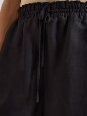 Noir - Pantalon Phase Eight Rowan en lin - Image 4 de 6