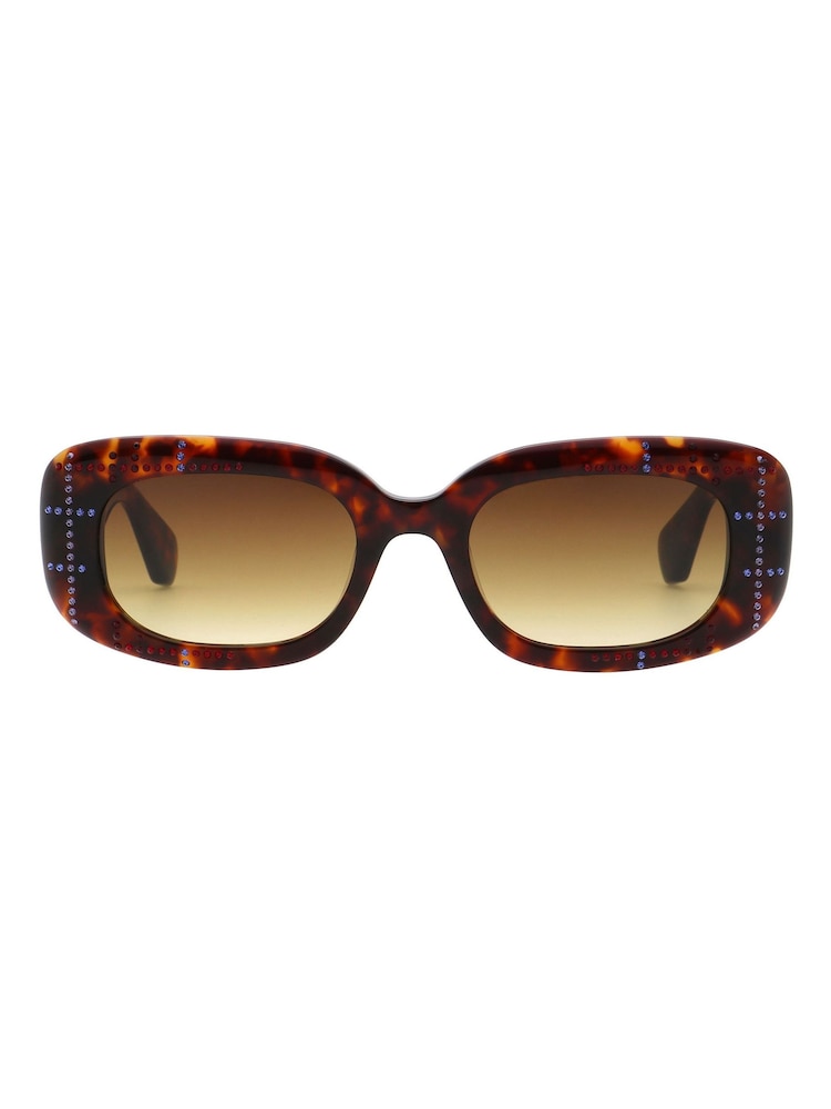 Vivienne Westwood Brown Vw5128 Sunglasses - Image 1 of 5