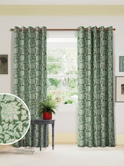 Land & Shore Green Rowallane Made to Measure Curtains - Image 1 of 9