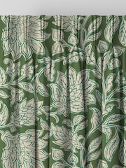 Land & Shore Green Rowallane Made to Measure Curtains - Image 5 of 9