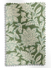 Land & Shore Green Rowallane Made to Measure Curtains - Image 9 of 9