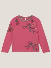 Monsoon Floral Embroidered Long Sleeve Top - صورة 1 من 3