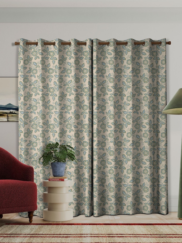 Land & Shore Green River Made to Measure Curtain - Image 2 of 9