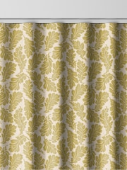 Land & Shore Ochre Oak Leaf Made to Measure Curtain - Image 8 of 9
