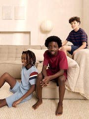 Red/Blue/Navy Short Pyjamas 3 Pack (3-16yrs) - Image 2 of 13