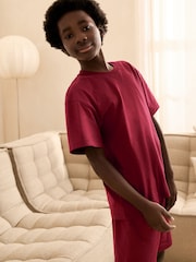 Red/Blue/Navy Short Pyjamas 3 Pack (3-16yrs) - Image 5 of 13