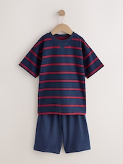 Red/Blue/Navy Short Pyjamas 3 Pack (3-16yrs) - Image 7 of 13