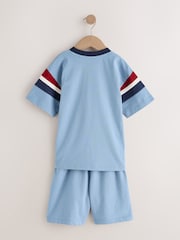 Red/Blue/Navy Short Pyjamas 3 Pack (3-16yrs) - Image 8 of 13