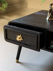 Rockett St George Black Ringo Storage Coffee Table - Image 7 of 11