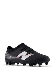 New Balance Black Furon Team Jnr FG V9 Football Boots - Image 4 of 8