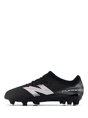 New Balance Black Furon Team Jnr FG V9 Football Boots - Image 6 of 8