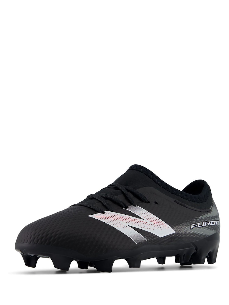 New Balance Black Furon Team Jnr FG V9 Football Boots - Image 8 of 8 New Balance Black Furon Team Jnr FG V9 Football Boots - Image 8 of 8