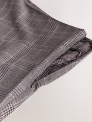 Neutral Check Asymmetric Midi Skirt - Image 7 of 8