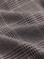 Neutral Check Asymmetric Midi Skirt - Image 8 of 8