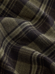 Green/Black Check Drop Waist Brushed Maxi Skirt - Image 8 of 8