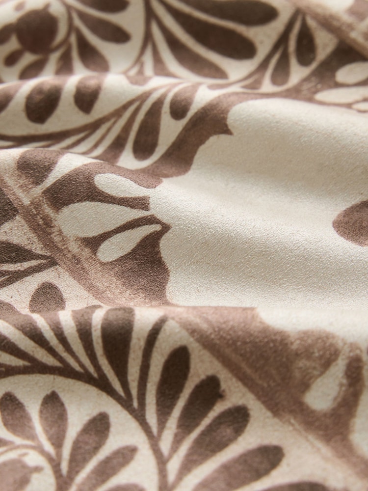 Brown/Ecru Print National Trust X Next Suedette Mini Skirt - Image 9 of 9 Brown/Ecru Print National Trust X Next Suedette Mini Skirt - Image 9 of 9