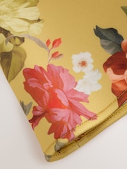 Yellow Ochre - طقم من بلوزة وتنورة من قماش سكوبا مورّد (3 - 16 سنة) - صورة 13 من 13