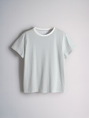 The Set 3 Pack T-Shirt and Short Pyjama Sets Stripe /Polka Dot/ Pink Stripe - Image 2 of 9