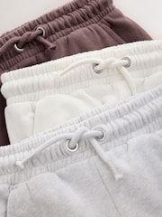 Multi Brown 3 Pack Soft Jersey Regular Fit Joggers (3-16yrs) - Image 6 of 7