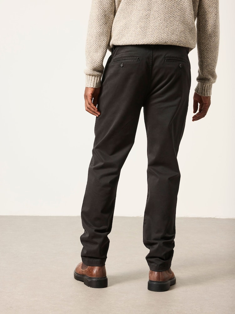 FatFace Black Hayton Slim Fit Chinos - Image 2 of 6 FatFace Black Hayton Slim Fit Chinos - Image 2 of 6