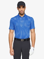 Galvin Green Blue Maguire Breathable Short Sleeve Golf Shirt - Image 1 of 7