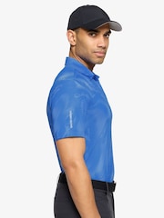 Galvin Green Blue Maguire Breathable Short Sleeve Golf Shirt - Image 3 of 7