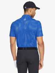 Galvin Green Blue Maguire Breathable Short Sleeve Golf Shirt - Image 4 of 7