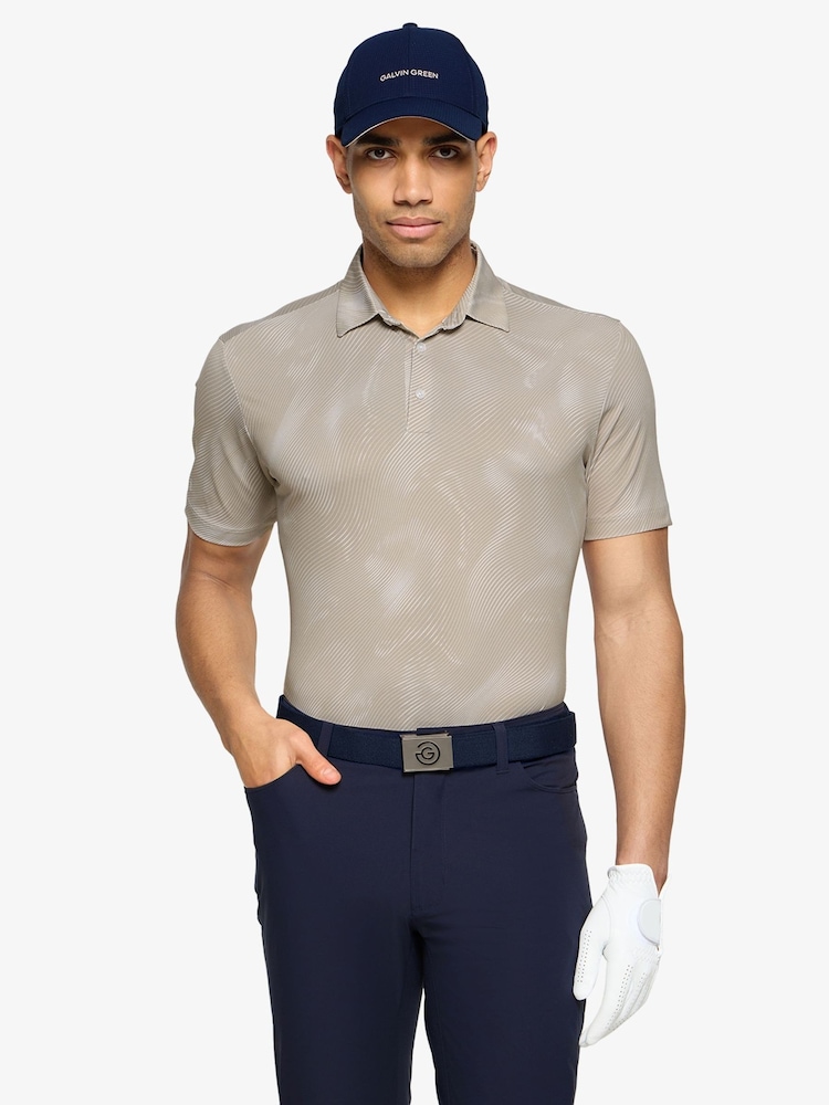 Galvin Green Natural Maguire Breathable Short Sleeve Golf Shirt - Image 1 of 7