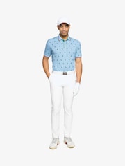 Galvin Green Blue Mendez Breathable Short Sleeve Golf Shirt - Image 2 of 5