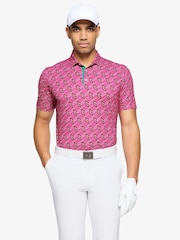 Galvin Green Pink Martinez Breathable Short Sleeve Golf Shirt - Image 1 of 5