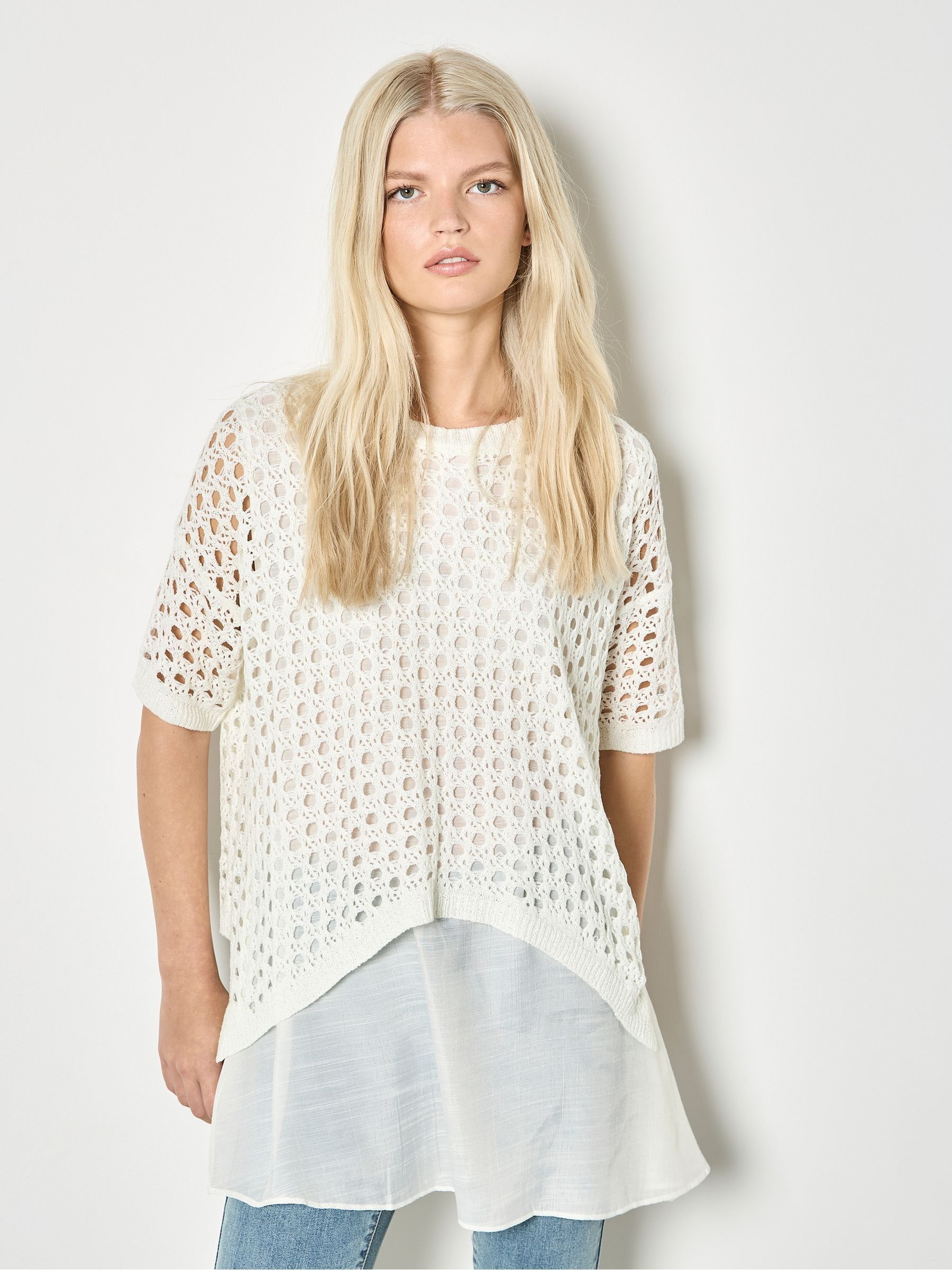 Time is on 【COTTON MESH KNIT C/D】 G91434s.jpg