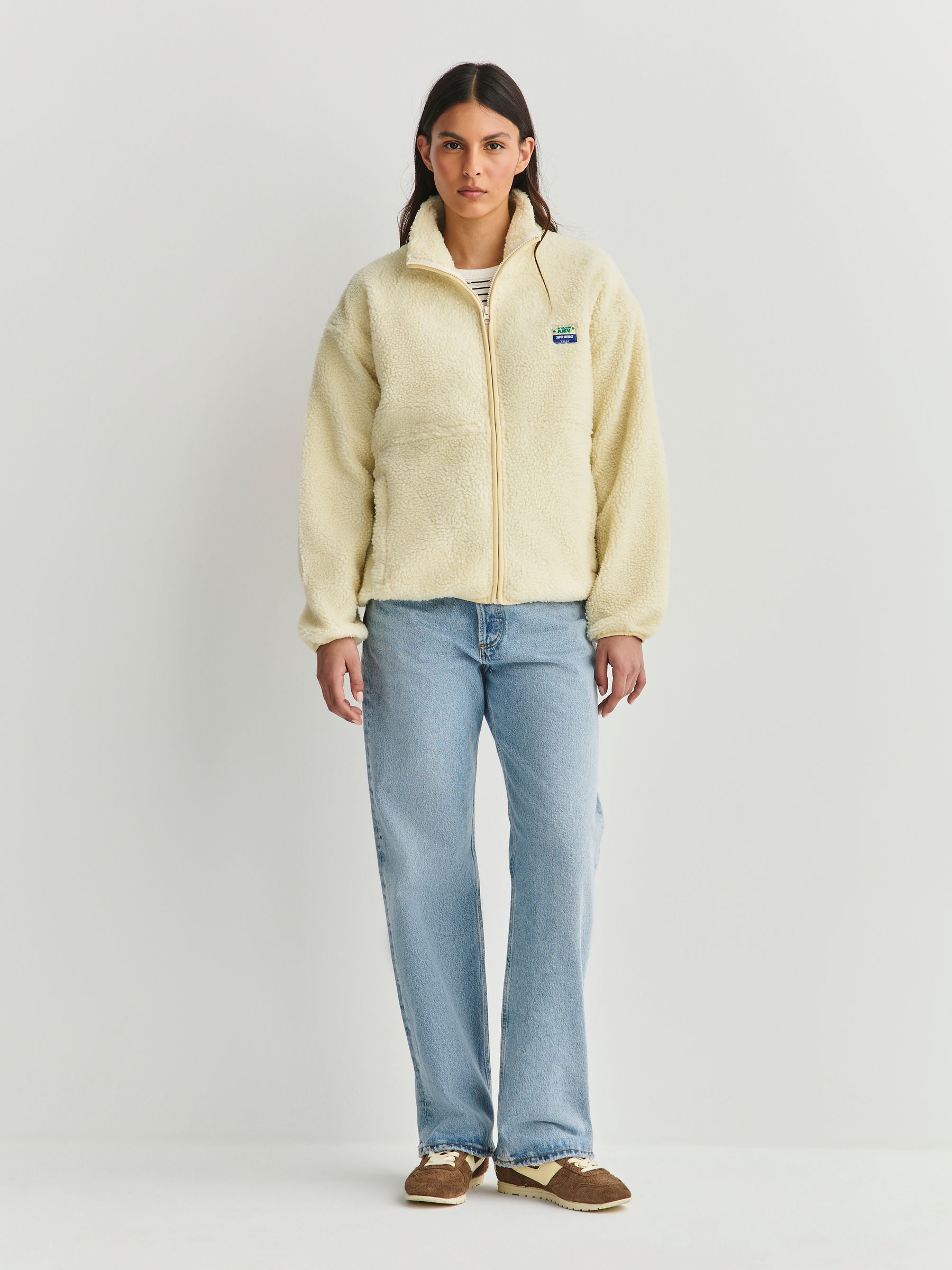 Buy American Vintage Cream Hoktown Fleece from Next USA