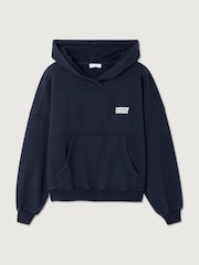 American Vintage Blue Plizzy Hoodie - Image 7 of 8