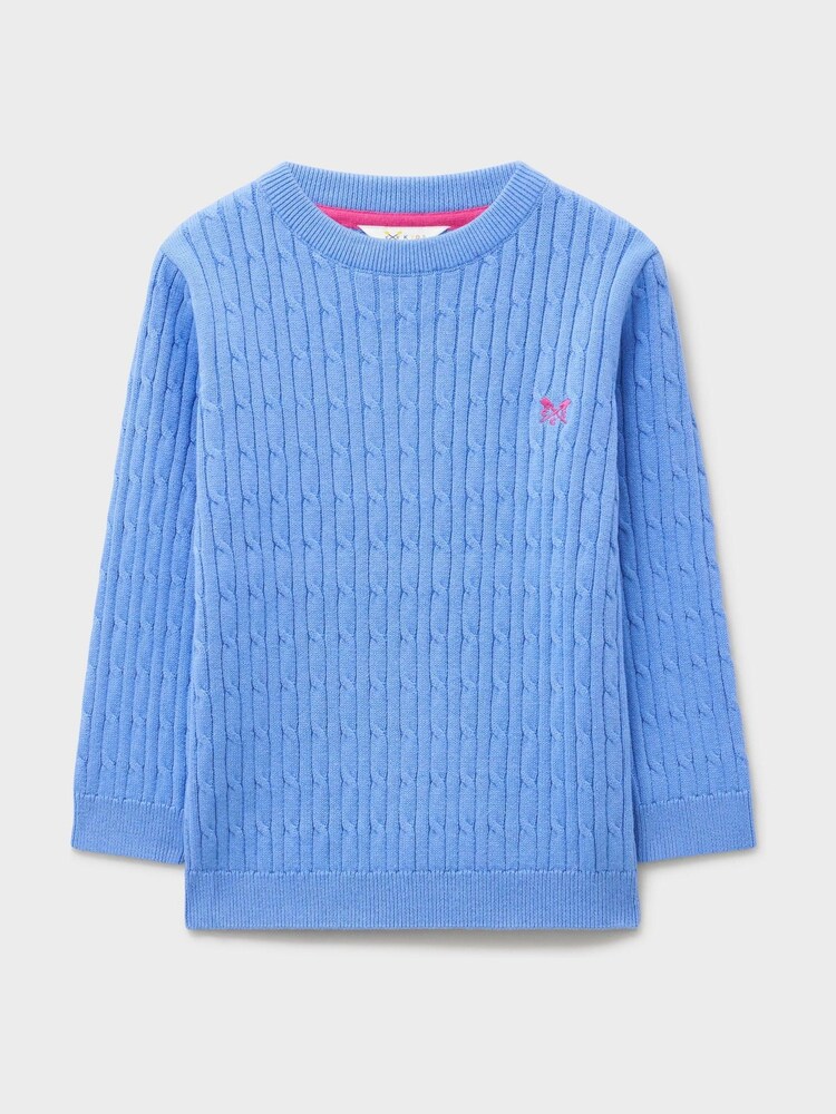 كنزة منسوجة بحافة رقبة مستديرة Heritage من Crew Clothing - صورة 1 من 3