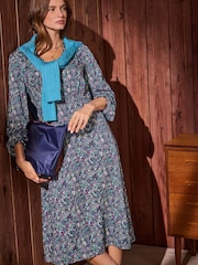 أزرق - فستان نهاري Ava من Crew Clothing - Image 1 of 1