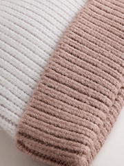 Pink Knitted Baby Pom Hat - Image 3 of 3