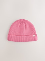 Pink/Violett - Rib Baby Beanie - Bild 2 von 5