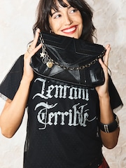 Rockett St George Black Star Cross Body Bag - Image 3 of 10