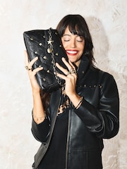 Rockett St George Black Studded Cross-Body Bag - Image 5 of 5