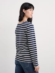 Seasalt Cornwall Navy Blue Sailor T-Shirt - Image 3 of 5
