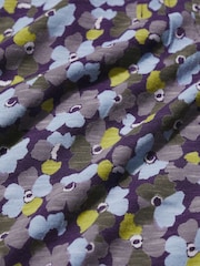 Seasalt Cornwall Purple 3/4 Sleeve Busy Lizzy Tunic - Image 5 of 5