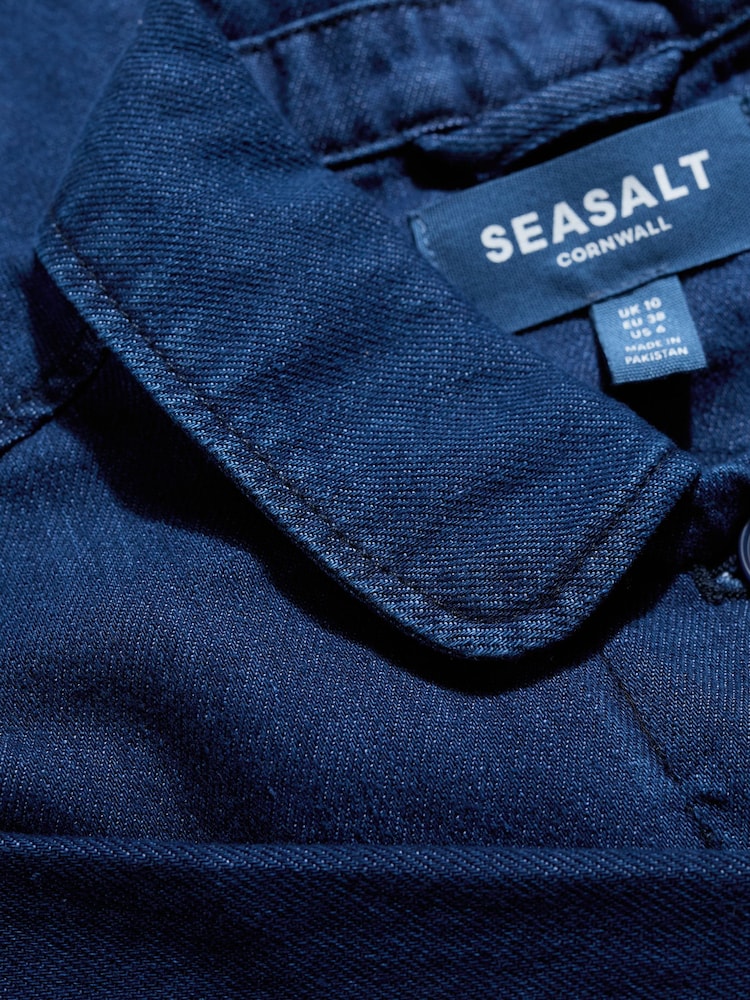 Seasalt Cornwall Blue Coombe Lane Jacket - Image 5 of 5 Seasalt Cornwall Blue Coombe Lane Jacket - Image 5 of 5