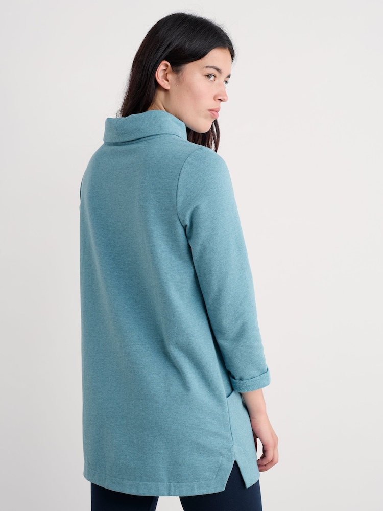 Seasalt Cornwall Blue Formative Tunic - Image 2 of 5