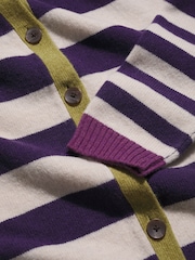 Seasalt Cornwall Purple Pinwell Cardigan - Image 4 of 5