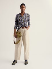 Seasalt Cornwall Purple Wavecrest Shirt - Image 1 of 5