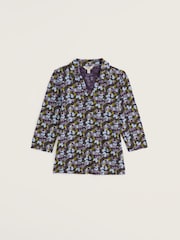 Seasalt Cornwall Purple Wavecrest Shirt - Image 4 of 5