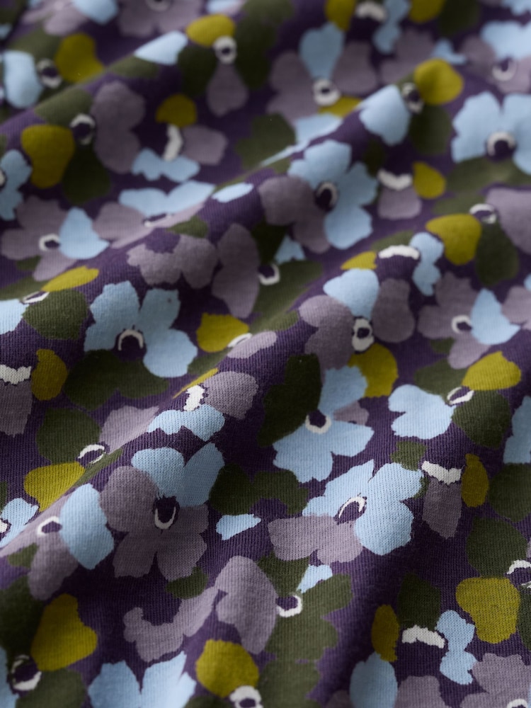 Seasalt Cornwall Purple Wavecrest Shirt - Image 5 of 5