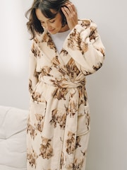 Ecru Hamish The Highland Cow Cosy Dressing Gown - Image 4 of 7