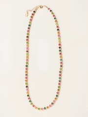 FatFace Multi Colour Colourful Bead Necklace - Image 1 of 2