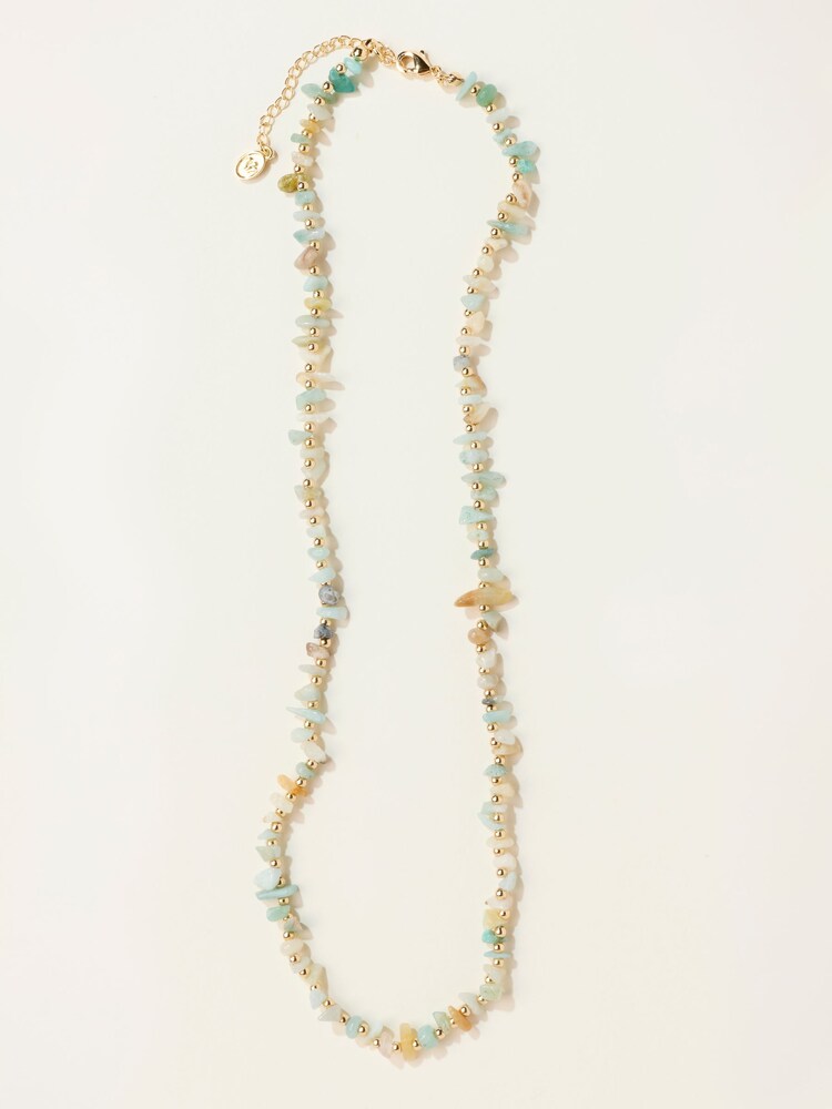 FatFace Green Stone Chip Necklace - Image 1 of 2